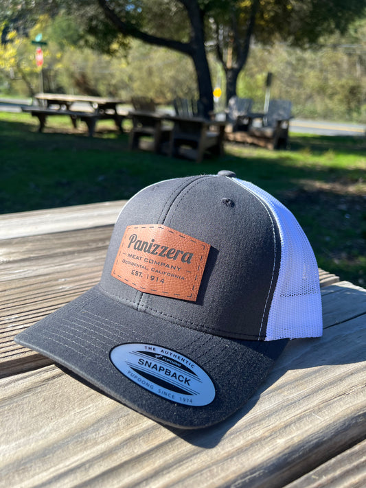 Charcoal Grey/ White Back Trucker Hat