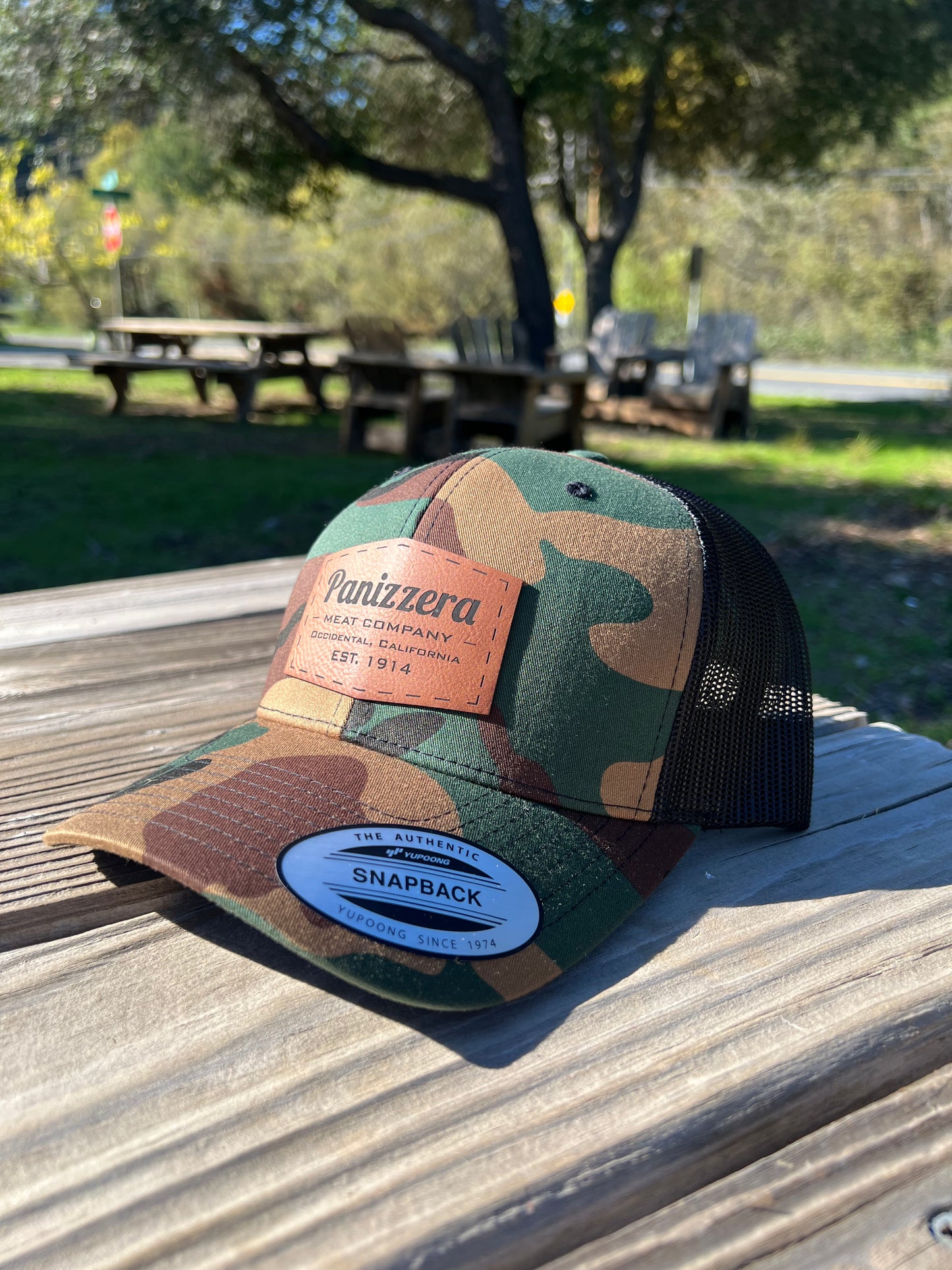 Woodland Camo Trucker Hat