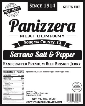 Serrano Salt and Pepper Jerky