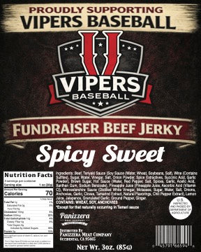 Viper Spicy Sweet Beef Jerky *PREORDER*