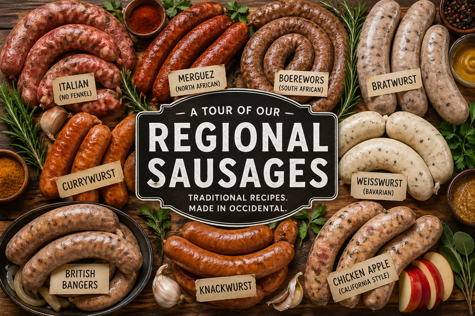 A Tour of Our Regional Sausages
