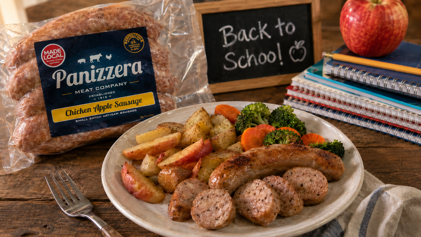 Back to School Dinner Made Easy: Chicken Apple Sausage the Kids Actually Love