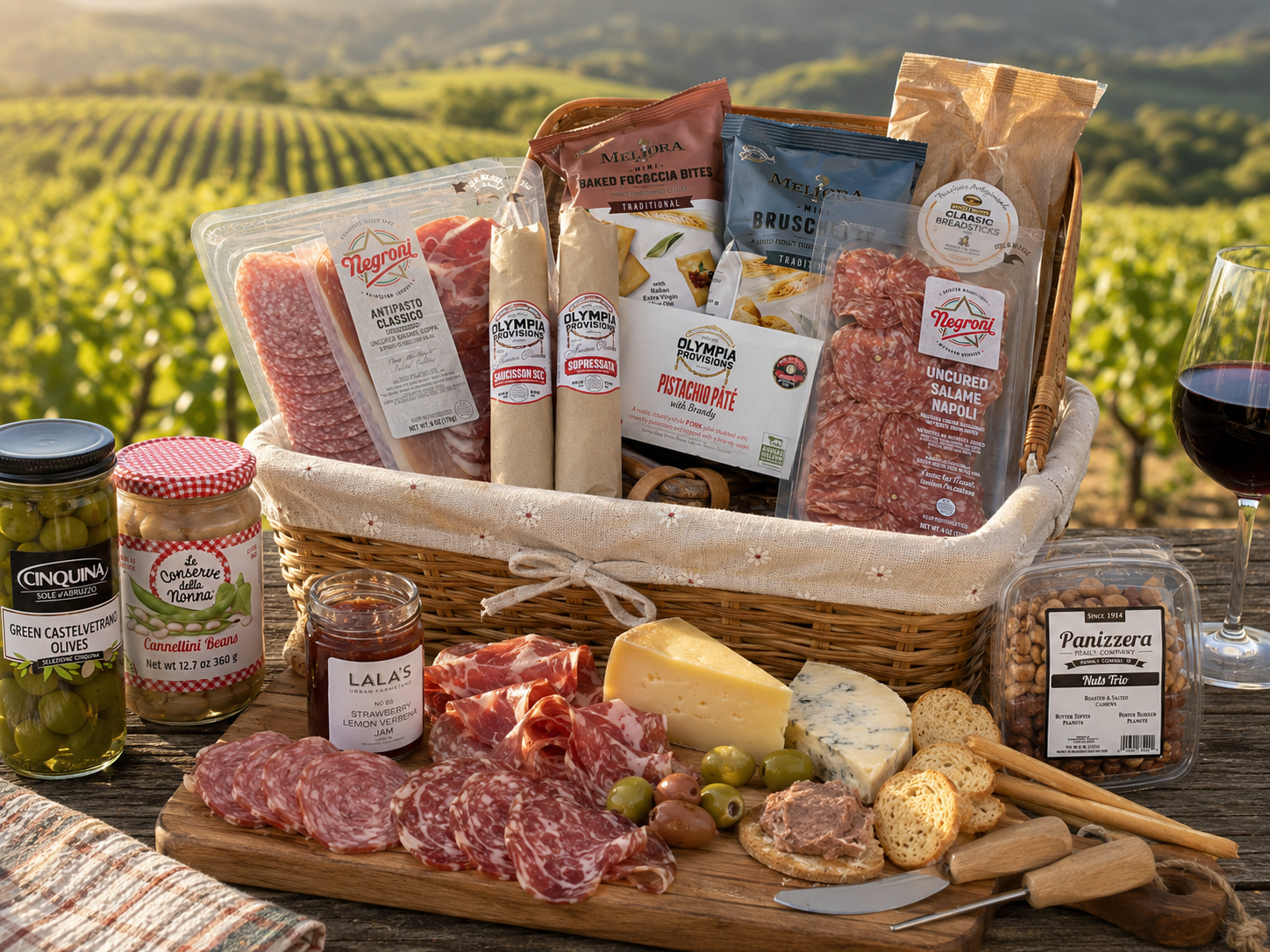 Create Your Own Picnic Basket/ Charcuterie Board