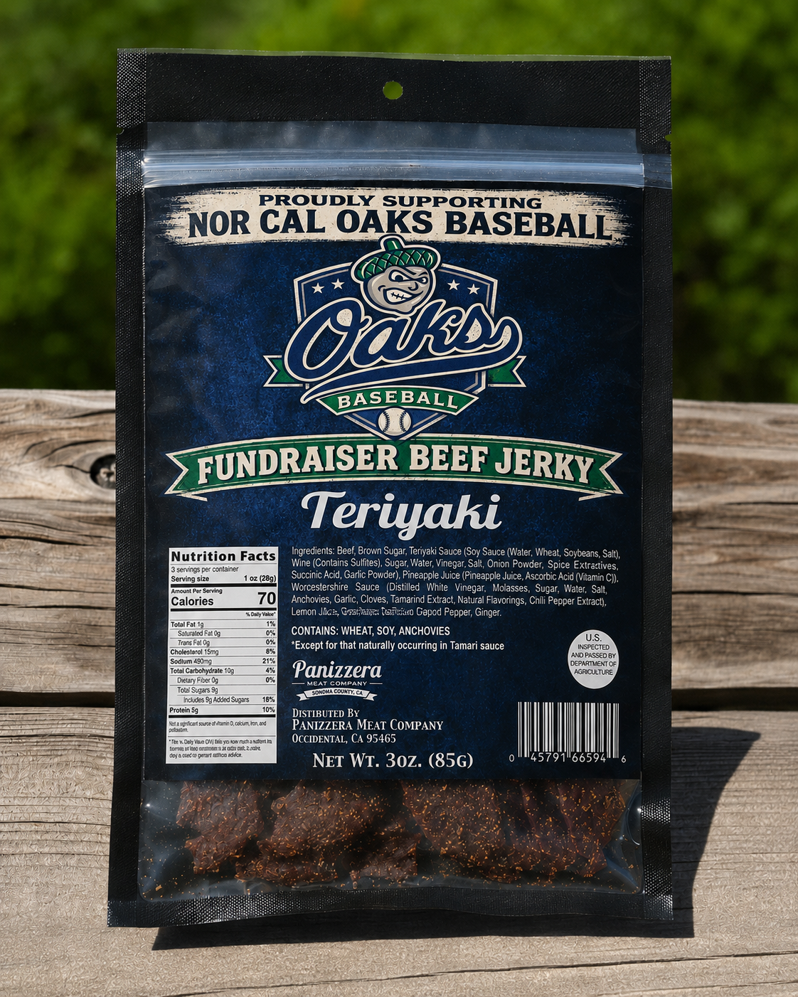 Nor Cal Oaks Teriyaki Beef Jerky *PREORDER*