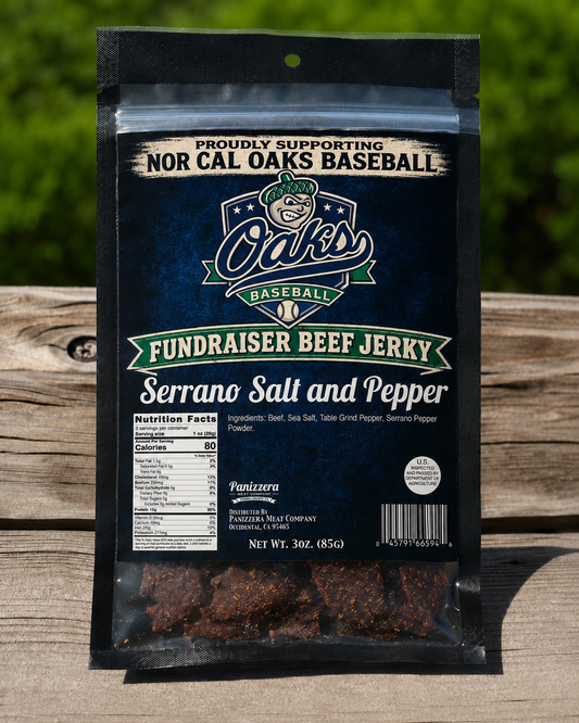 Nor Cal Oaks Serrano Salt and Pepper Beef Jerky *PREORDER*