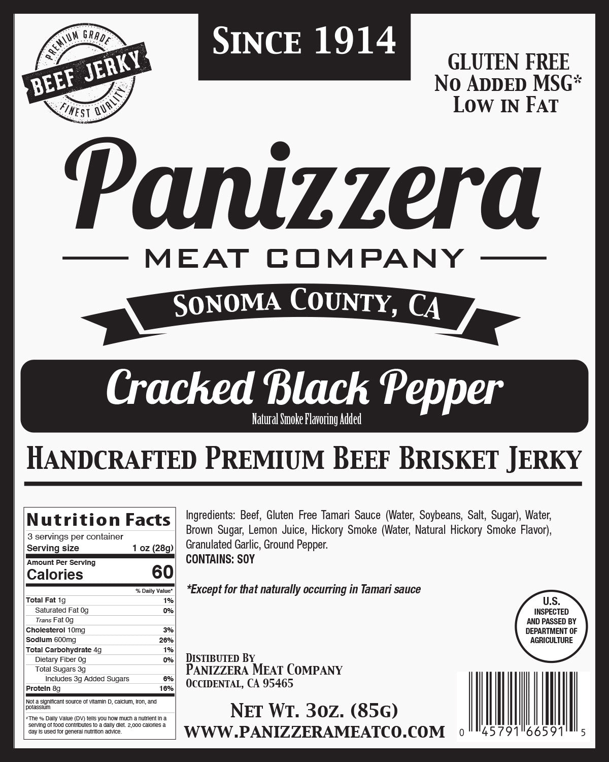 Cracked Pepper Beef Jerky