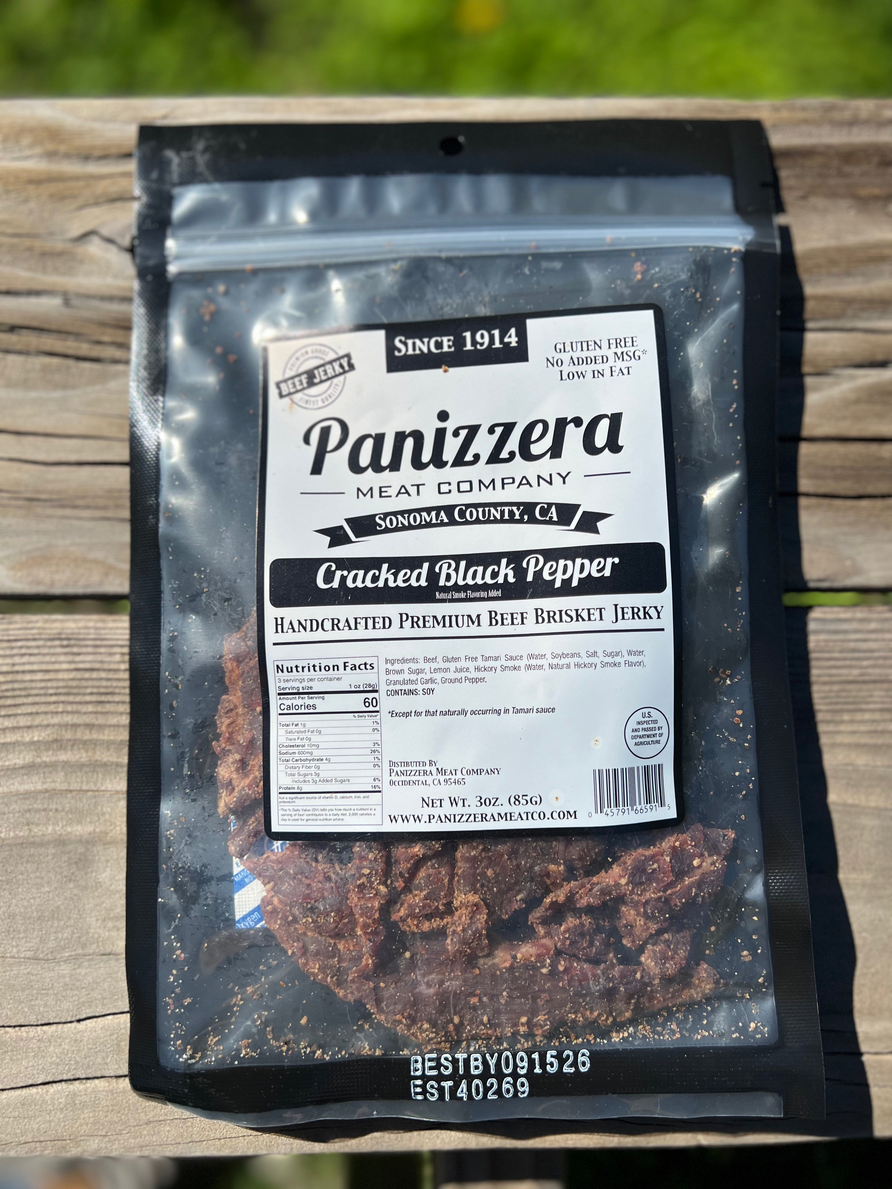 Cracked Pepper Beef Jerky