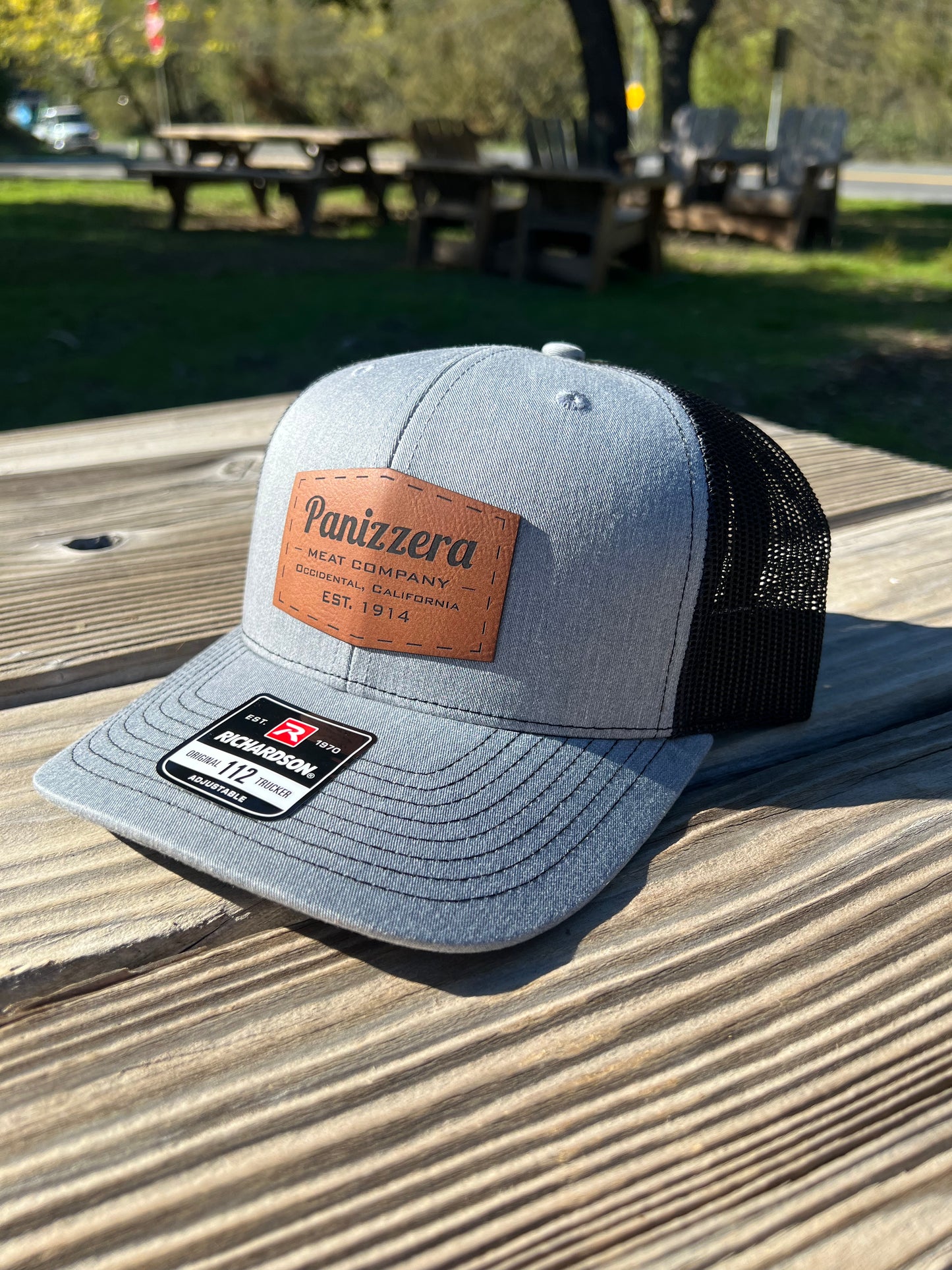 Heather Grey/ Black Back Trucker Hat
