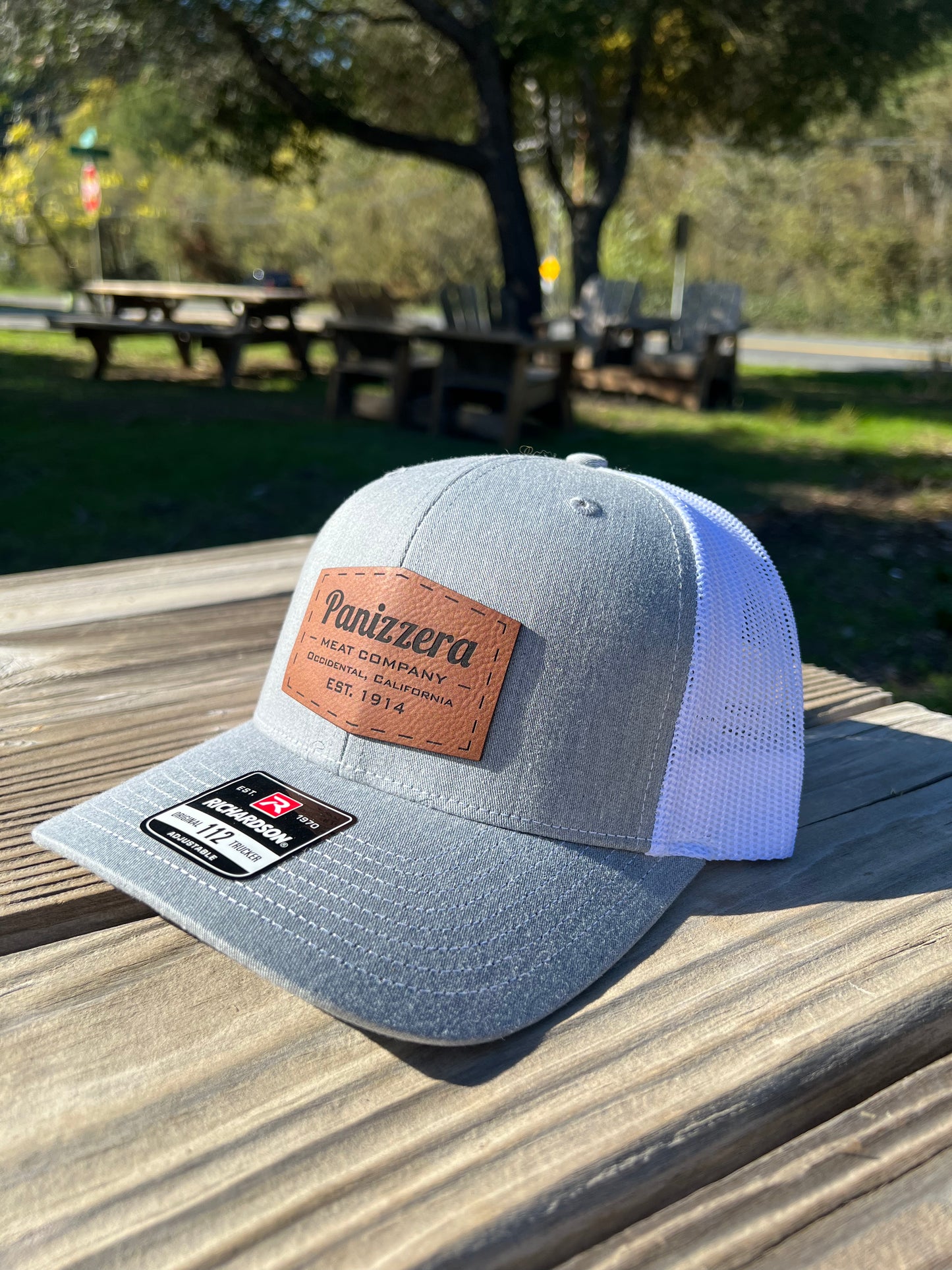 Heather Grey/ White Back Trucker Hat