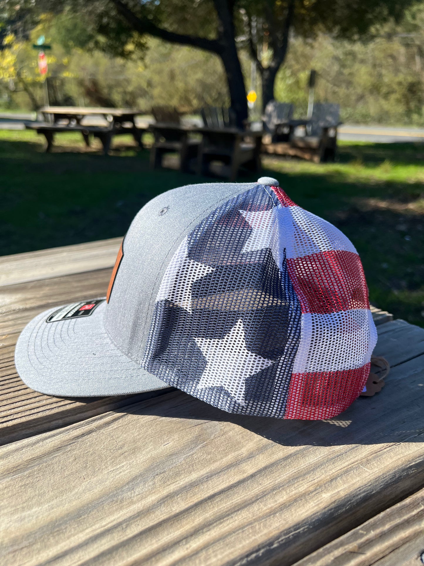 American Flag Trucker Hat