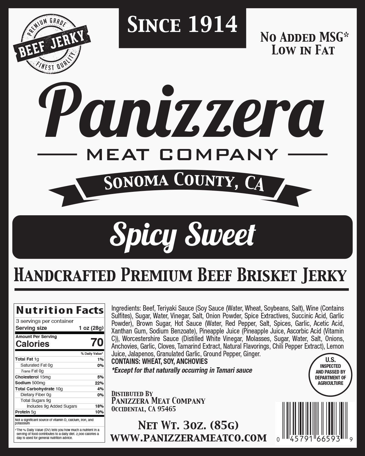 Spicy Sweet Beef Jerky