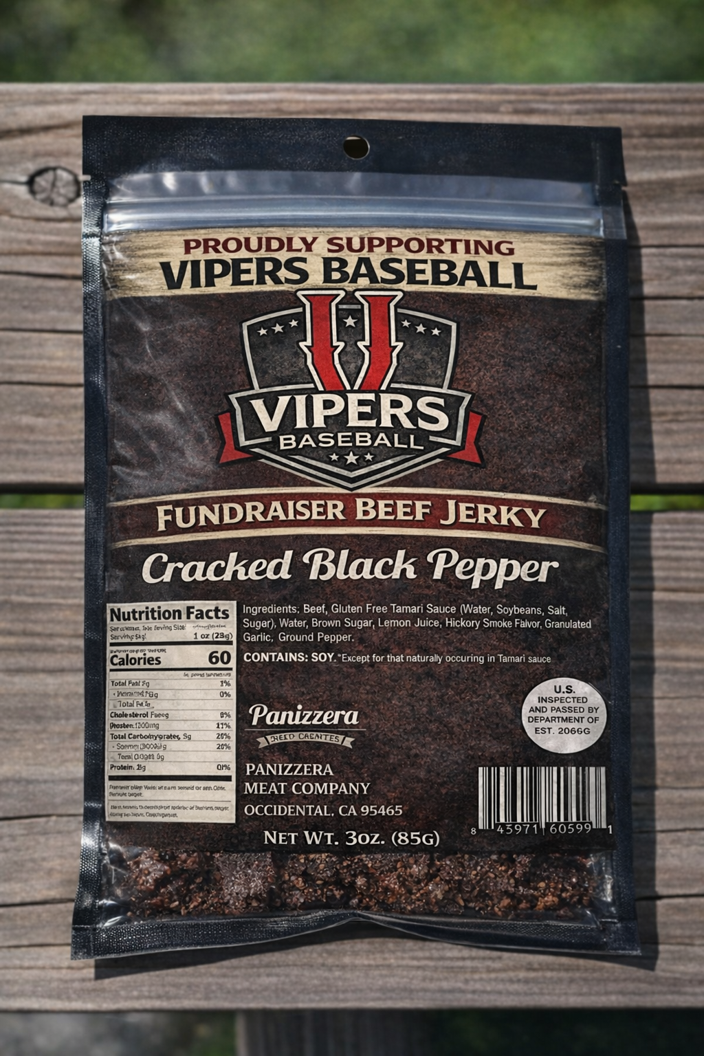 Viper Cracked Pepper Beef Jerky *PREORDER*