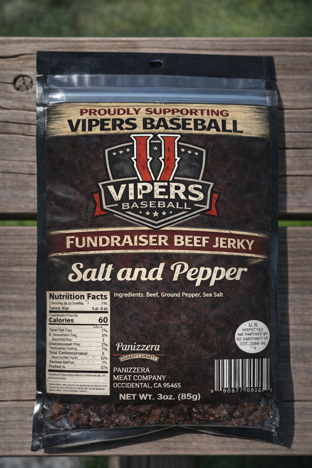 Viper Salt and Pepper Beef Jerky *PREORDER*